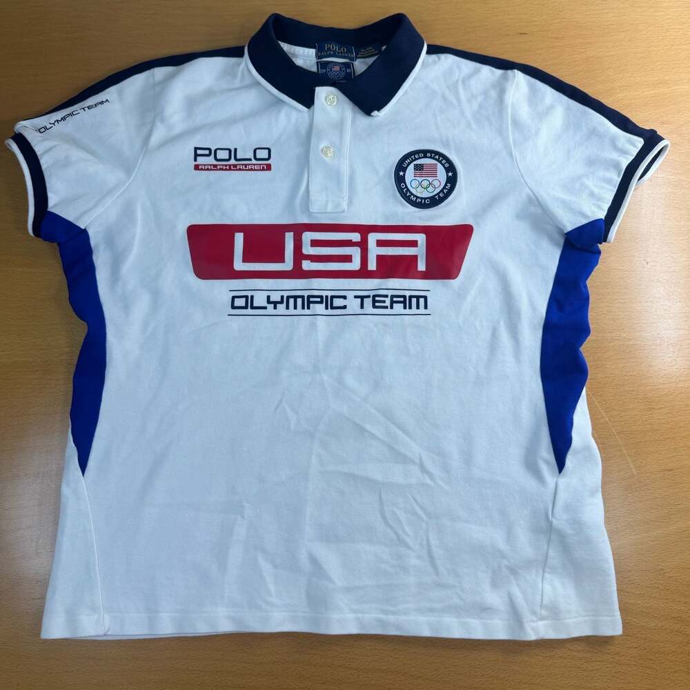Polo Ralph Lauren 2016 Rio Olympic Team USA White Polo Shirt